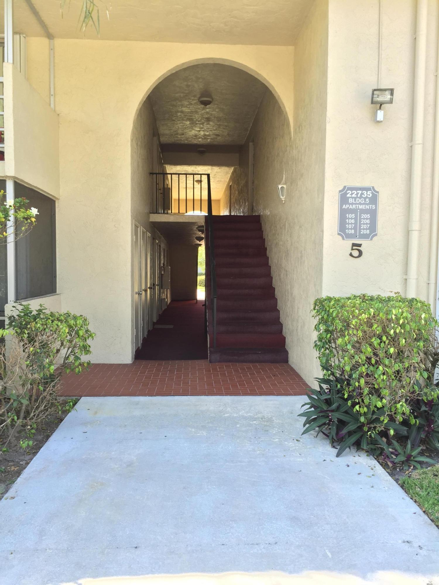 22735 Southwest 66th Avenue, Unit 107 Boca Raton, FL 33428 - Photo 8 of 9 Entrance