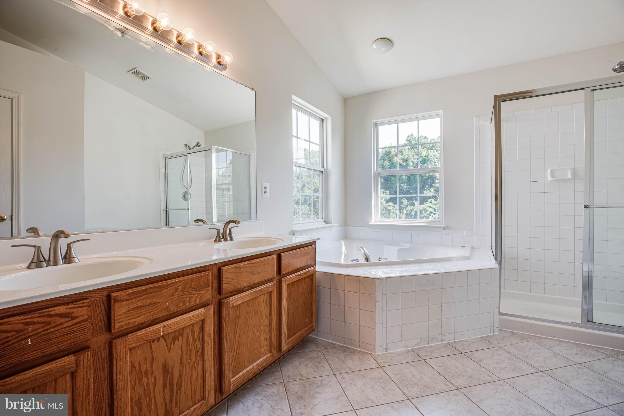 42 Ripley Road Stafford, VA 22556 - Photo 27 of 56 Upstairs Primary Bathroom View #1
