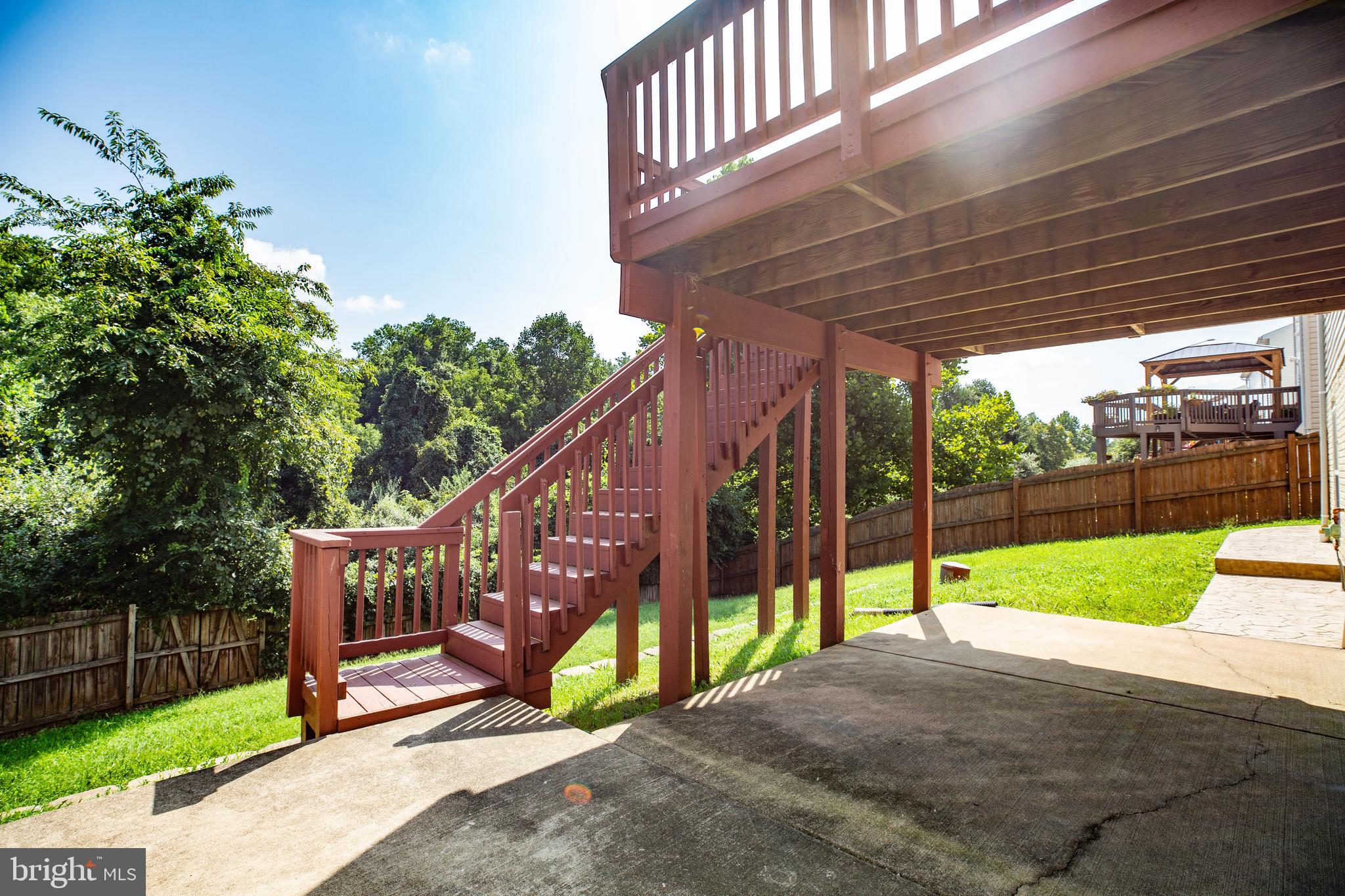42 Ripley Road Stafford, VA 22556 - Photo 51 of 56 Deck Stairs leading to the backyard