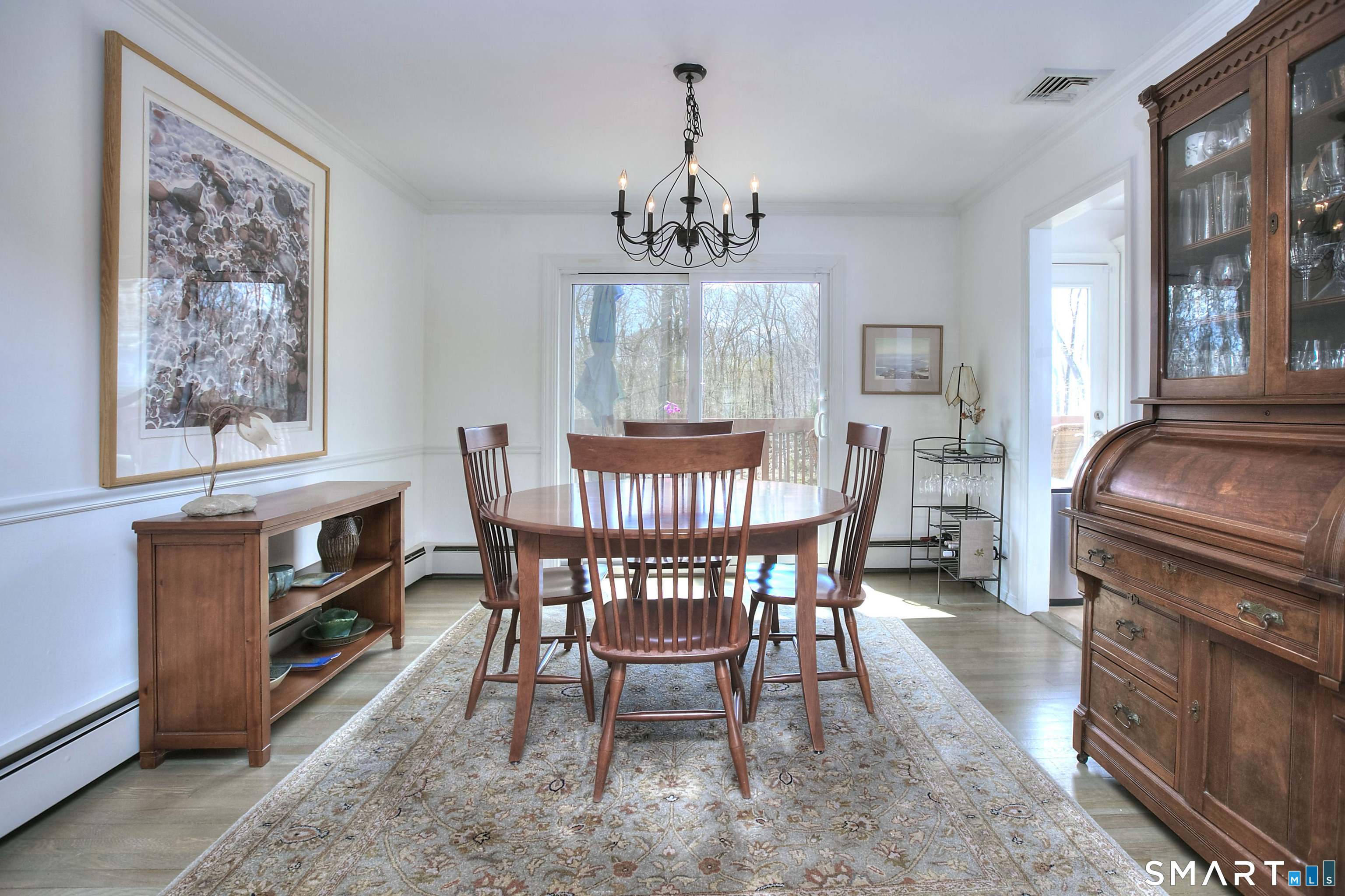 7 Richmond Hill Road Weston, CT 06883 - Photo 24 of 33 a view of a dining room with furniture window and wooden floor