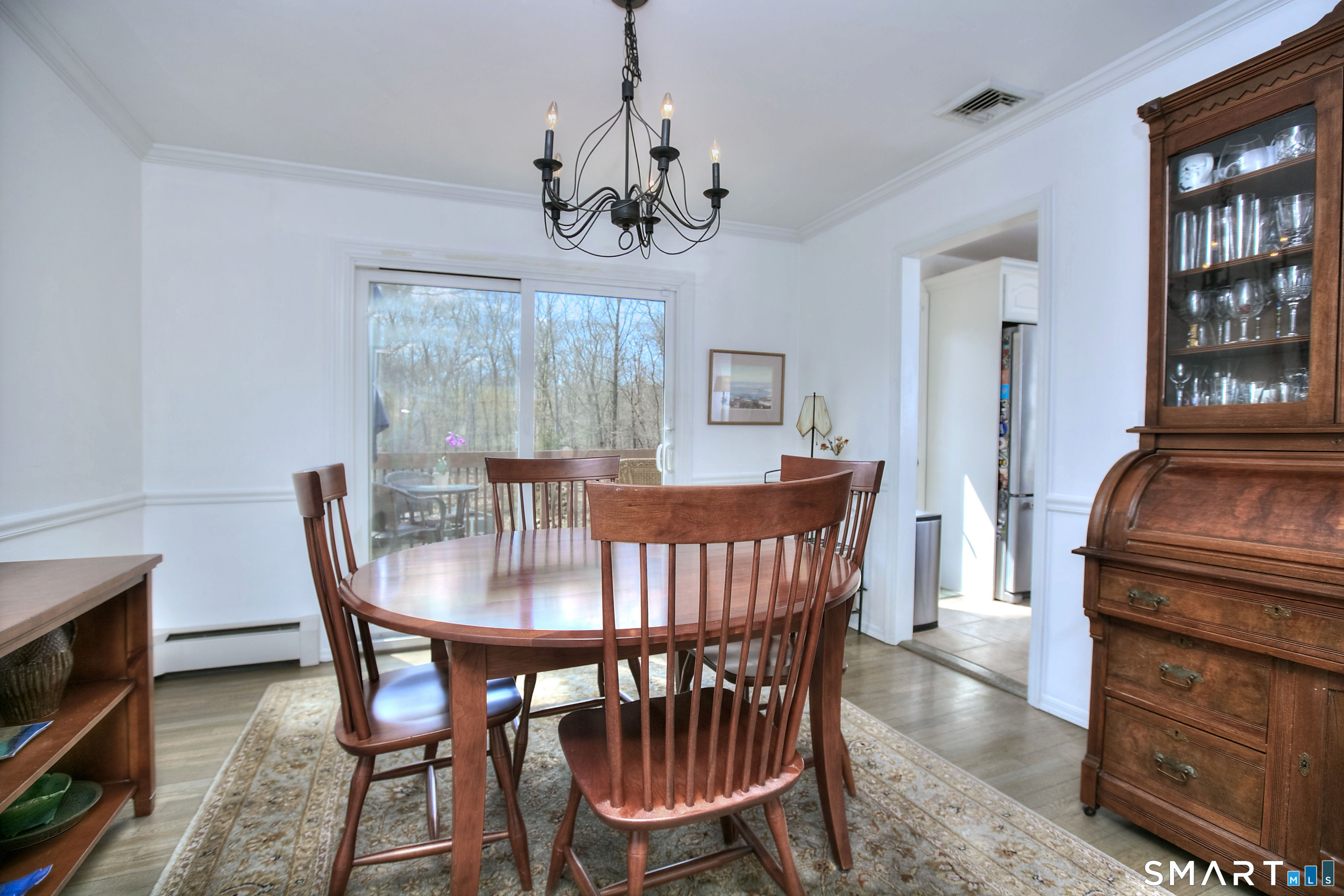 7 Richmond Hill Road Weston, CT 06883 - Photo 25 of 33 a view of a dining room with furniture window and wooden floor