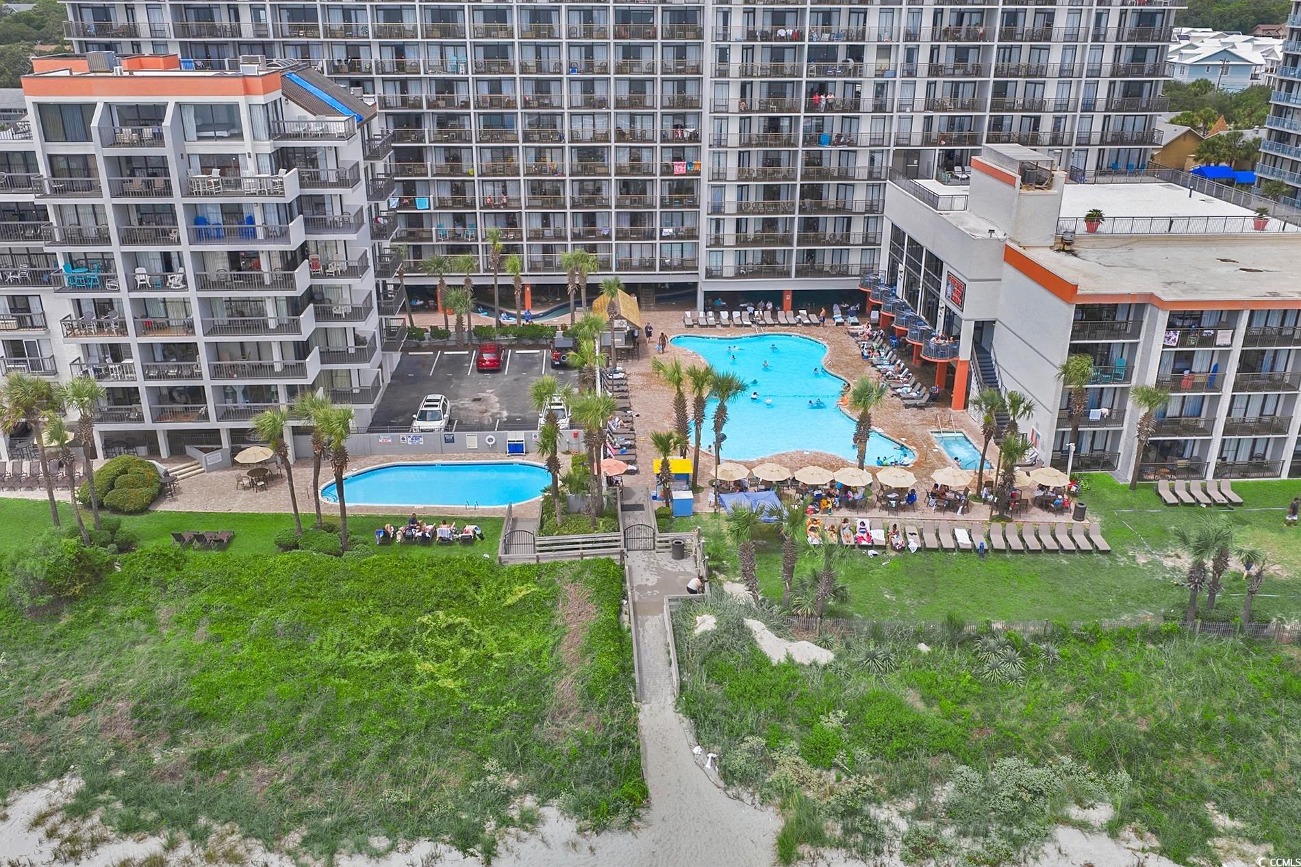 7200 North Ocean Boulevard, Unit 553 Myrtle Beach, SC 29572 - Photo 24 of 27 Balcony featuring a water view