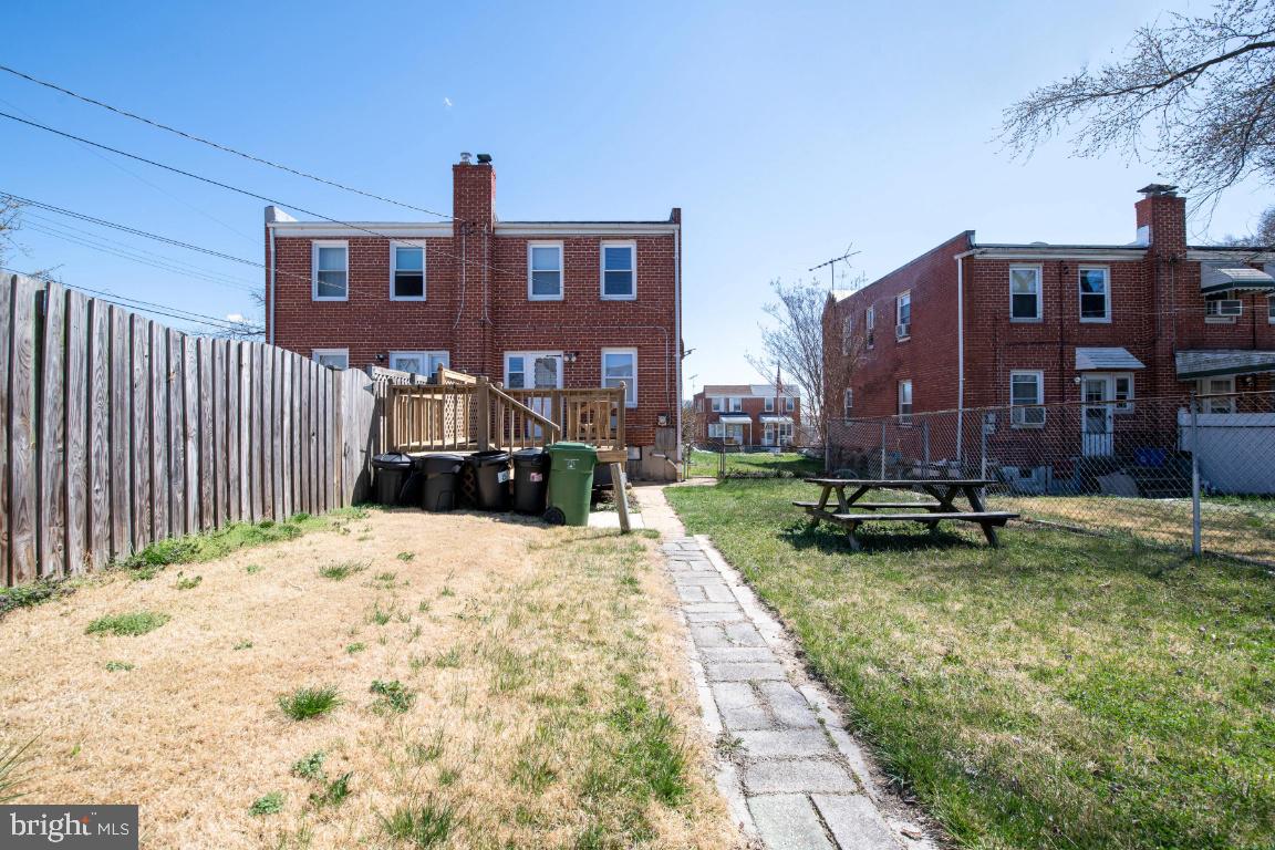 3502 Greenvale Road Baltimore, MD 21229 - Photo 30 of 33 BACK YARD Alt View Walk way to Shed and rear gate