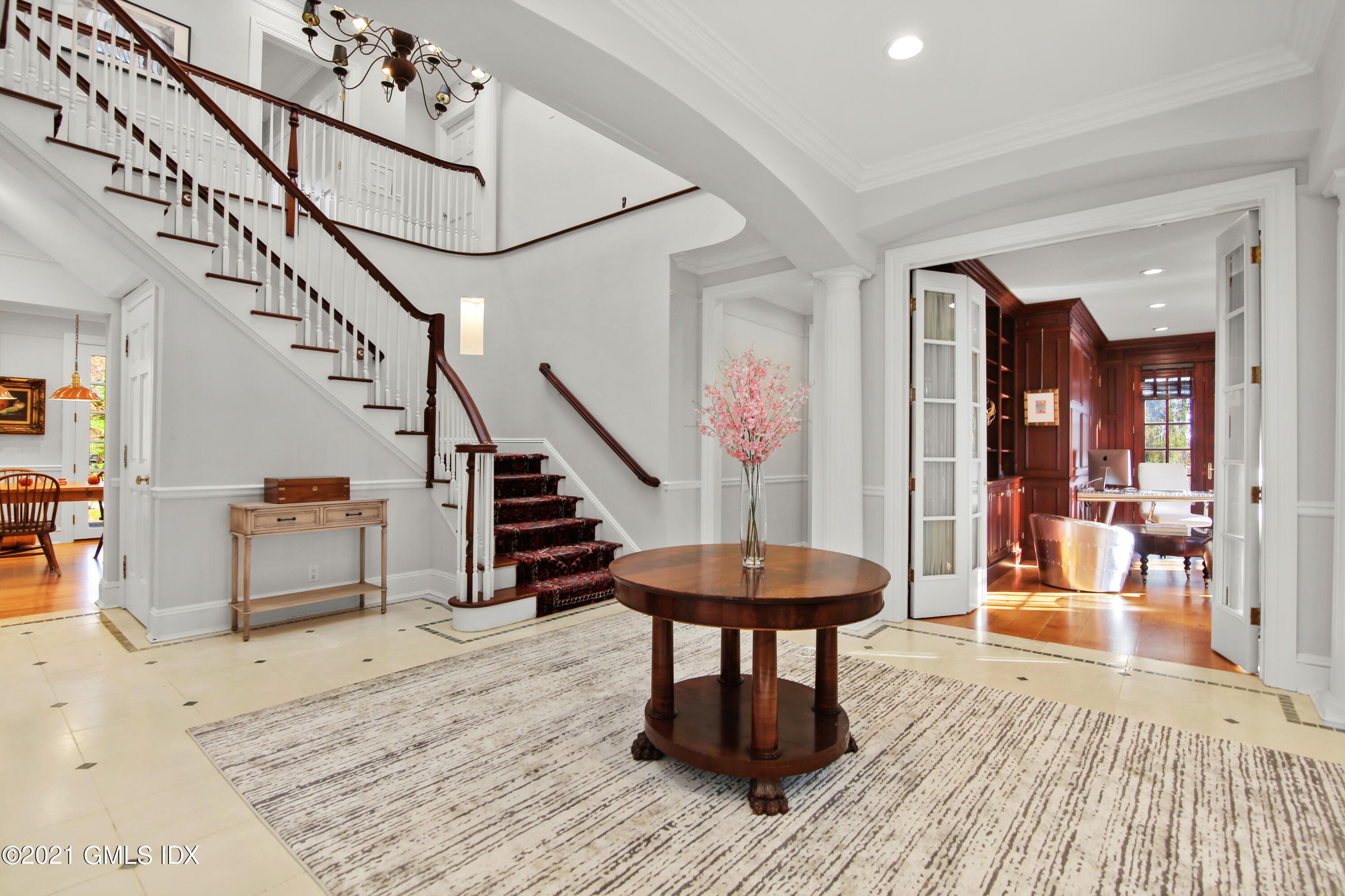 1 Juniper Hill Road Greenwich, CT 06830 - Photo 5 of 73 a view of entryway and hall with wooden floor