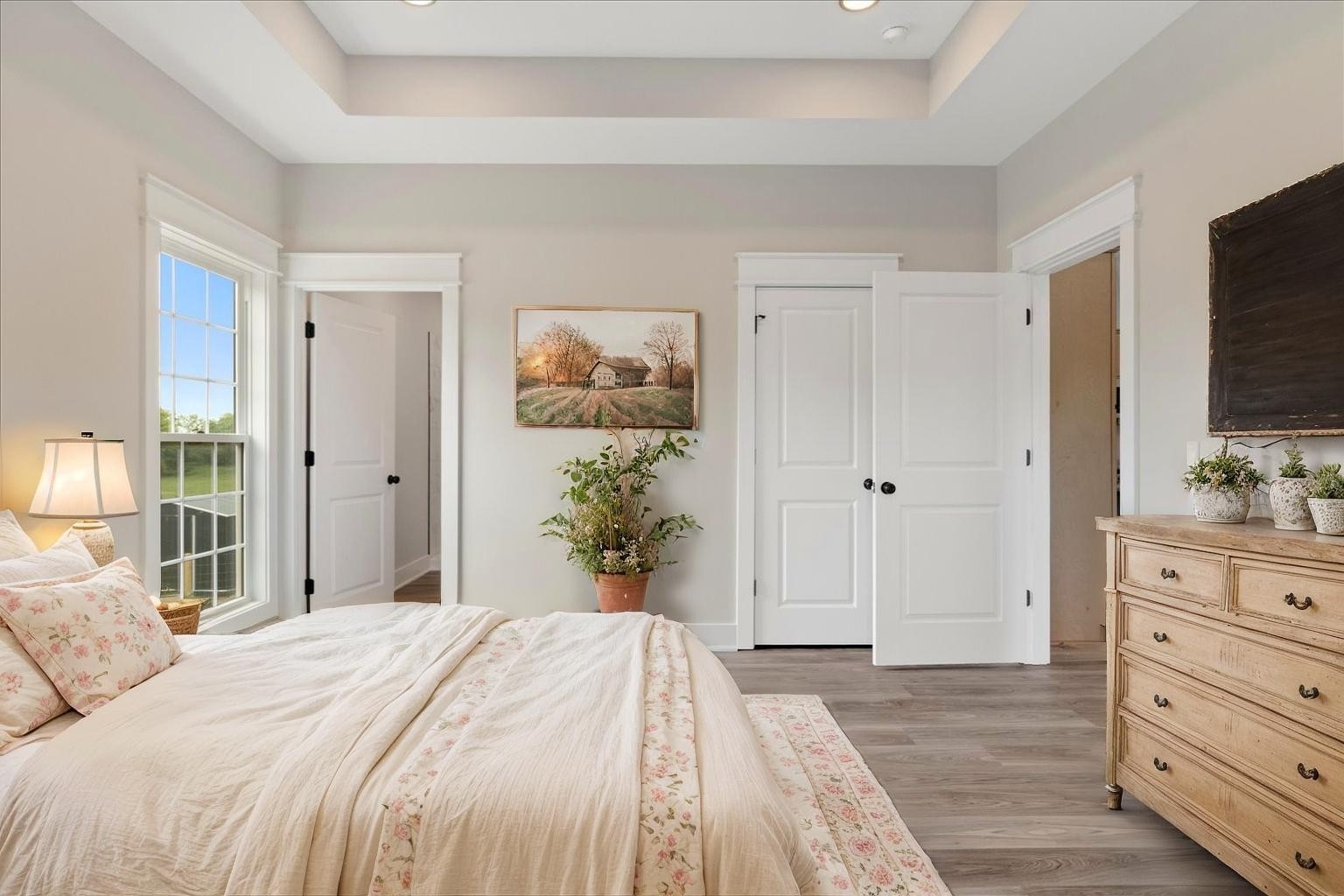 3180 Jett Road Pulaski, TN 38478 - Photo 17 of 27 a bedroom with a bed and a flat screen tv