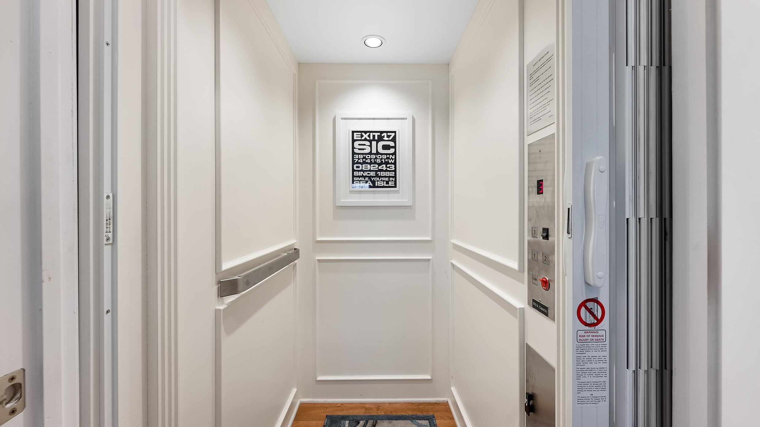 4477 Venicean Road, Unit SOUTH Sea Isle City, NJ 08243 - Photo 32 of 36 a view of an entryway with a door