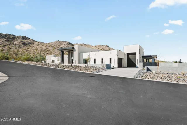 a large building with a view of city