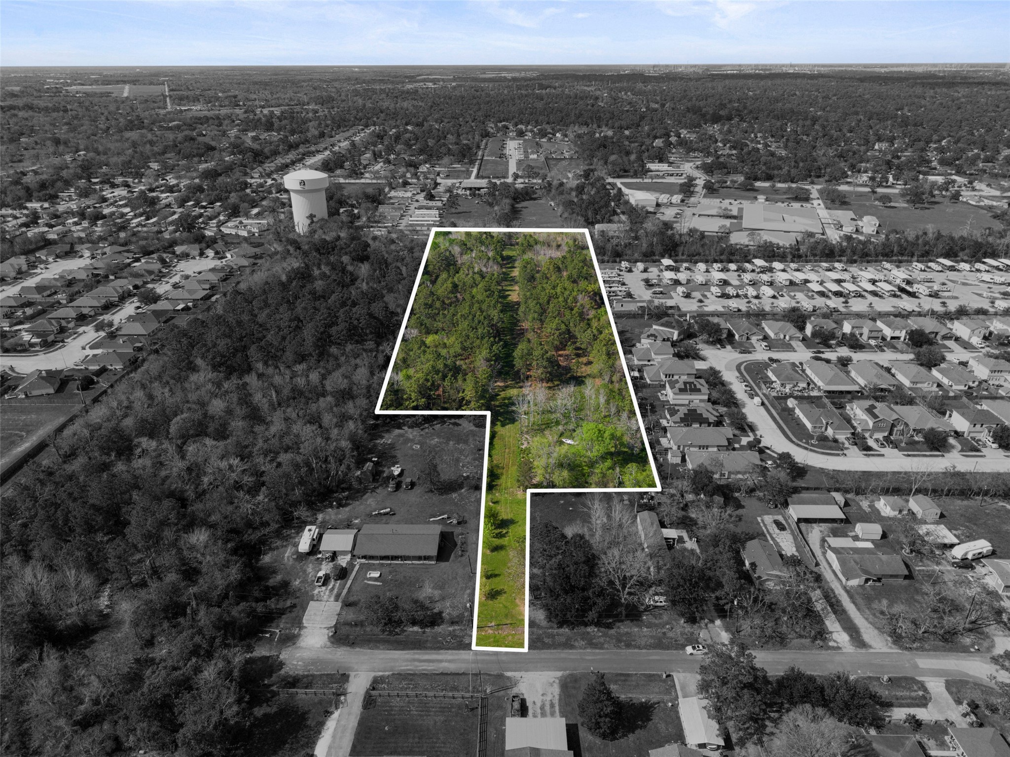 3414 Marvin Road Baytown, TX 77521 - Photo 1 of 12 an aerial view of multiple house