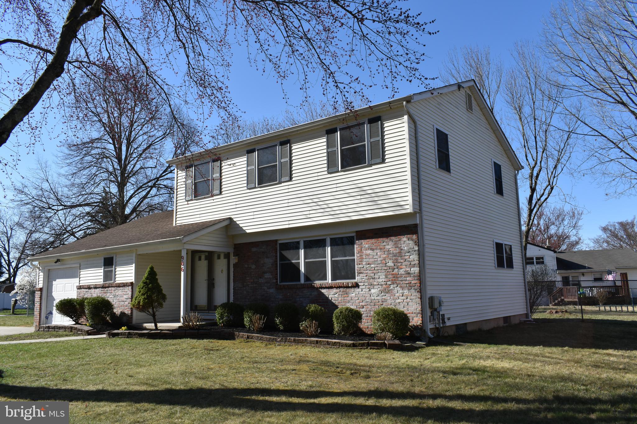 906 Marlowe Road Cherry Hill, NJ 08003 - Photo 3 of 38 a front view of a house with a yard