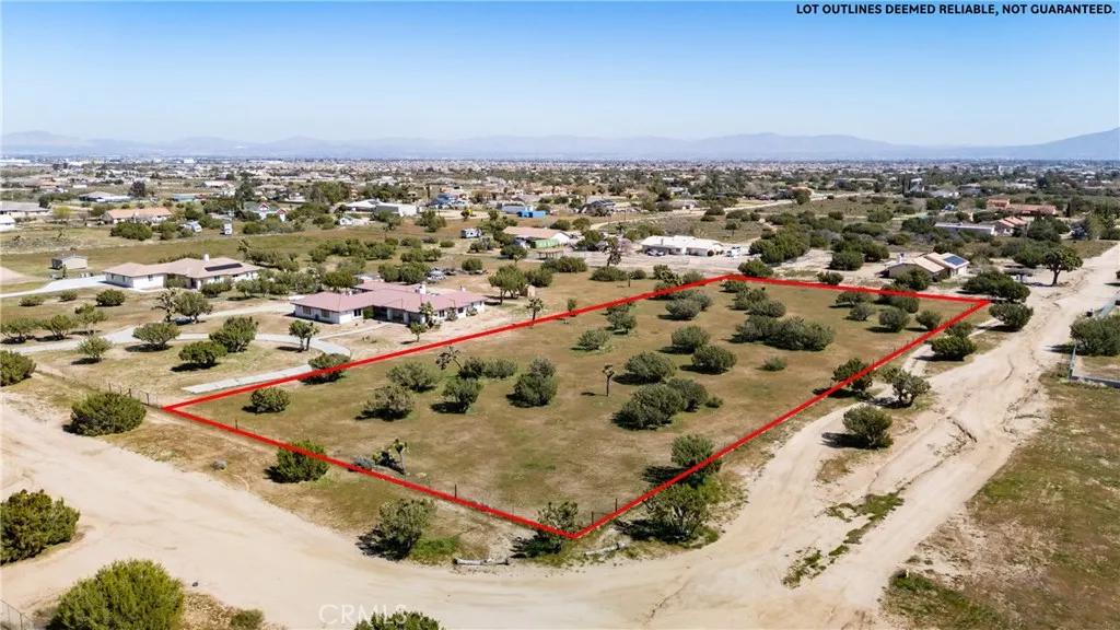 0 Lassen Road Oak Hills, CA 92344 - Photo 3 of 17 an aerial view of a residential houses with city view