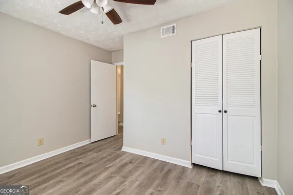 wooden floor in an empty room