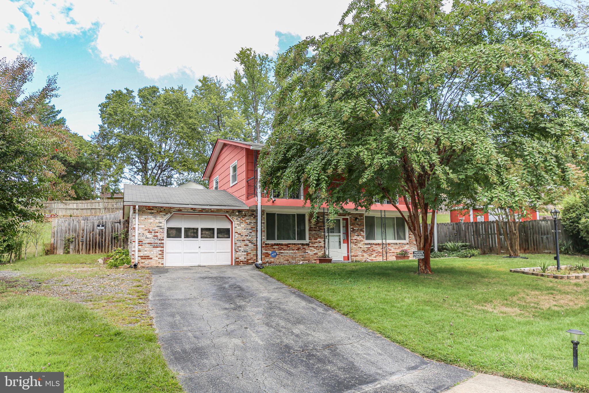 a view of a park with tree s