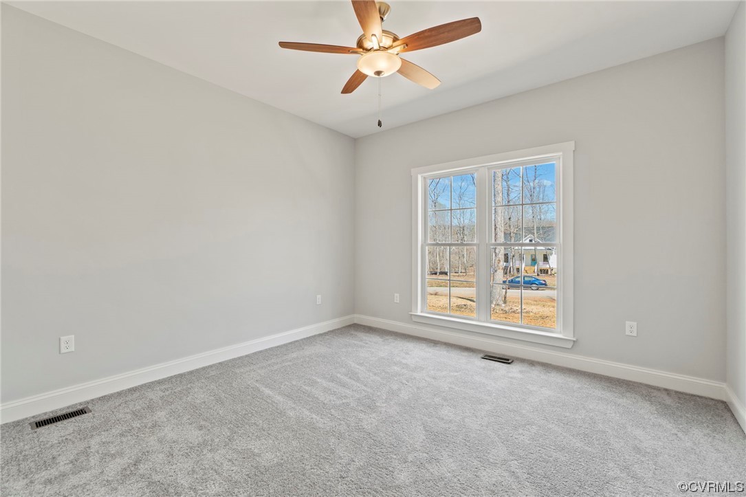 3267 Paynes Mill Road Bumpass, VA 23024 - Photo 29 of 33 an empty room with windows and fan