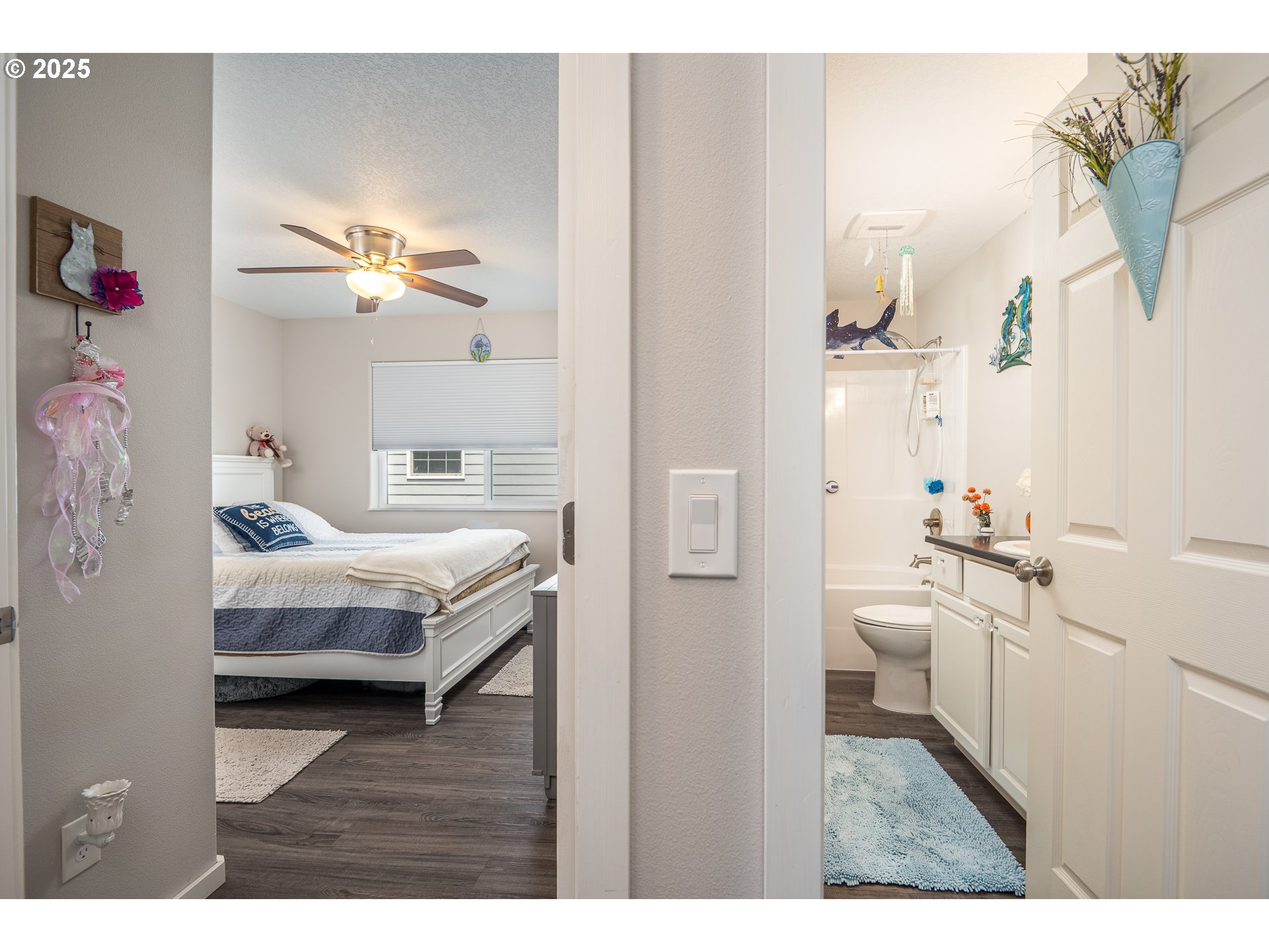 1602 Northwest Oceanic Loop Waldport, OR 97394 - Photo 24 of 47 a bathroom with a sink toilet and a mirror