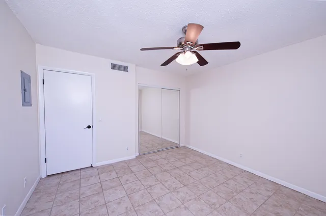 a view of a hallway with entryway
