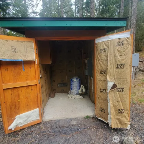 a view of water heater room