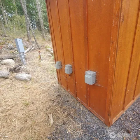 a close view of utility room