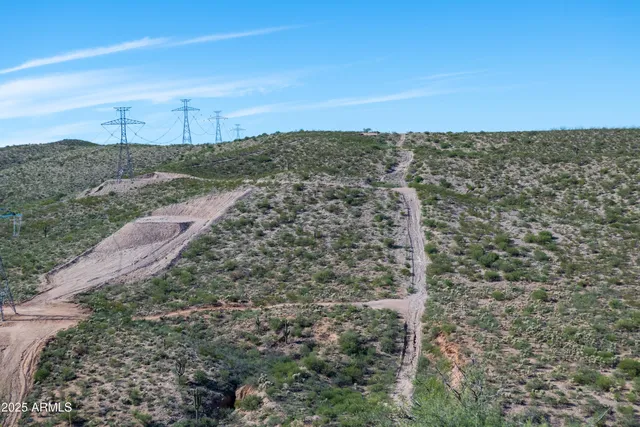 a view of a city with lush green forest