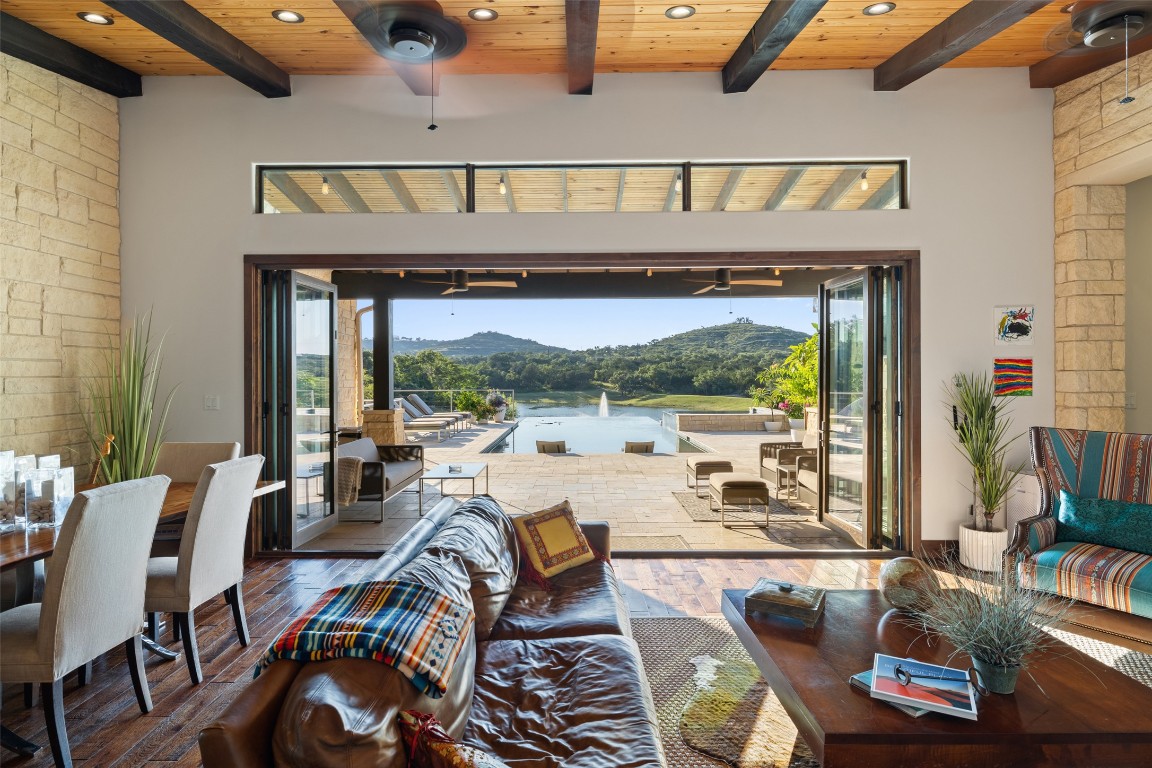 101 Rolling Hills Road Blanco, TX 78606 - Photo 13 of 38 a living room with furniture and a large window