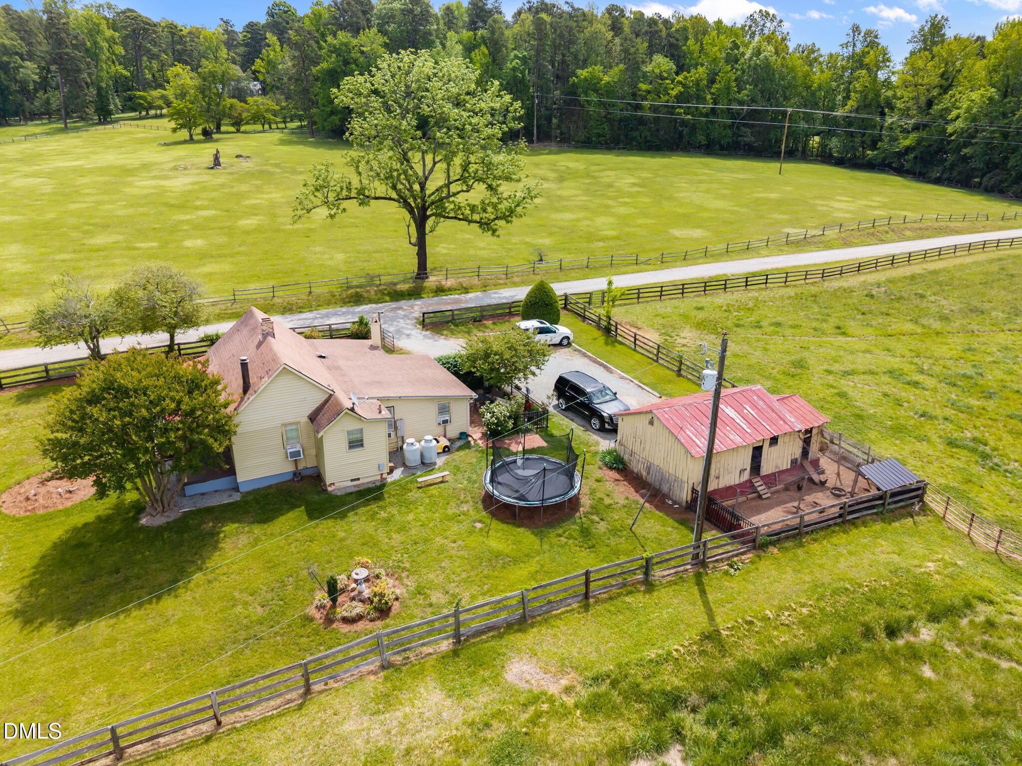 423 Quail Roost Farm Road Rougemont, NC 27572 - Photo 33 of 44 a view of an outdoor space and swimming pool