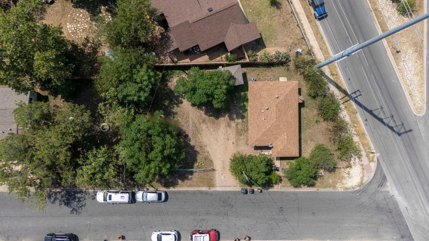 4801 Lott Avenue Austin, TX 78721 - Photo 20 of 20 an aerial view of residential house with outdoor space and trees all around