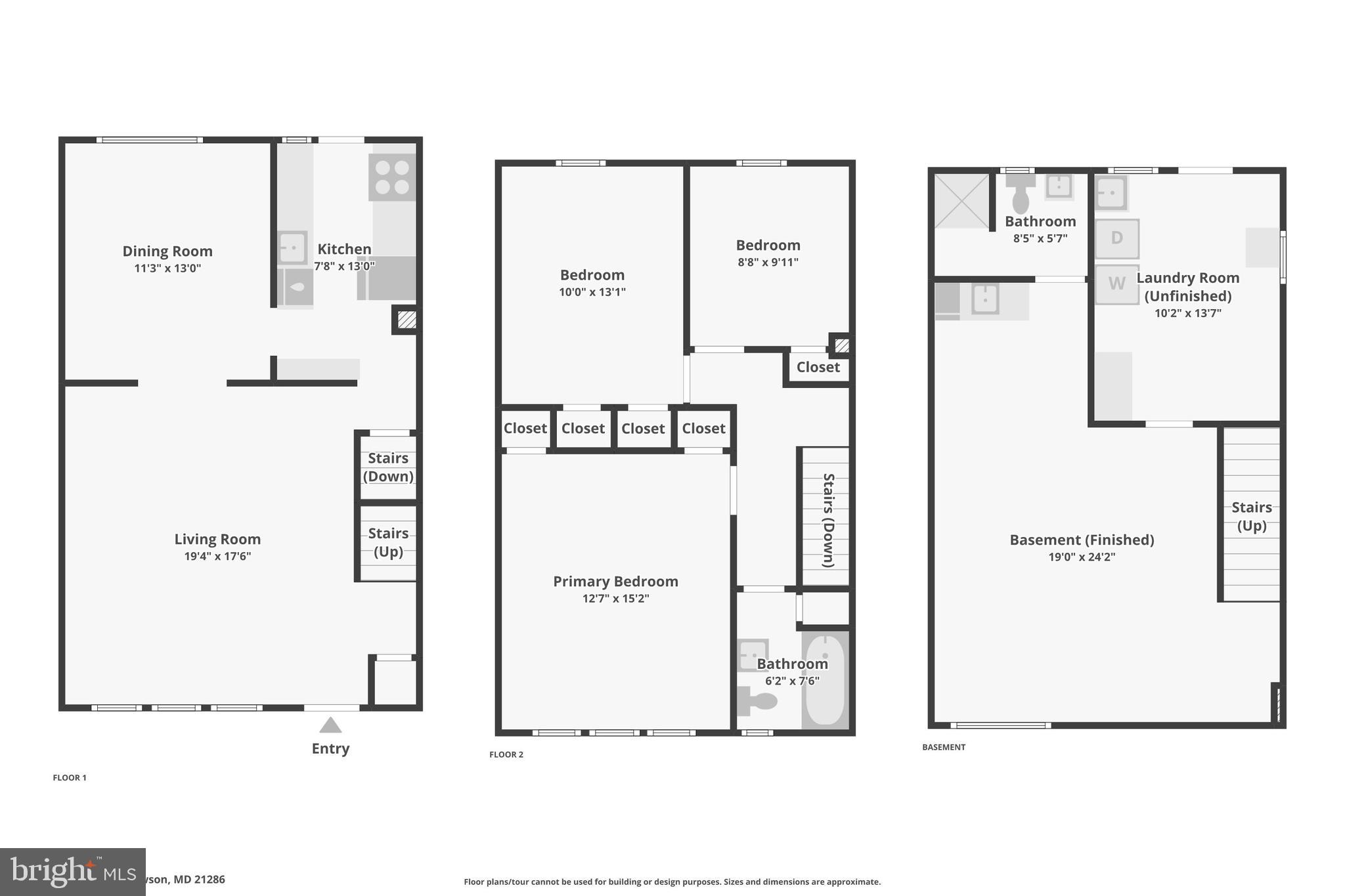 1875 Loch Shiel Road Towson, MD 21286 - Photo 40 of 40 Floor Plans