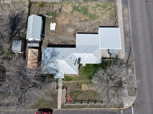 a bird view of house