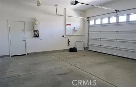 a view of a room with storage