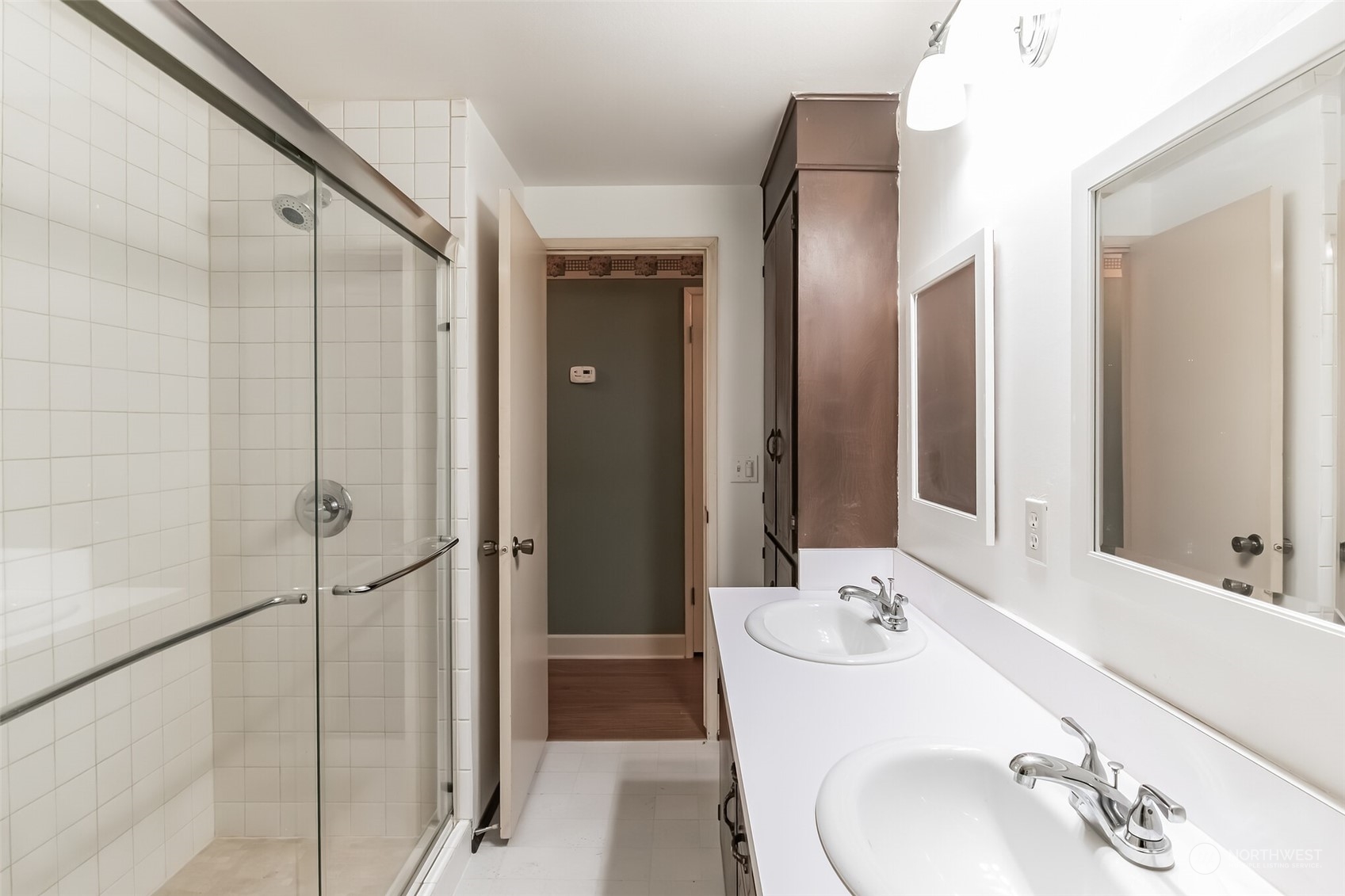 7920 187th Avenue Southwest Rochester, WA 98579 - Photo 20 of 28 a bathroom with a sink and a mirror