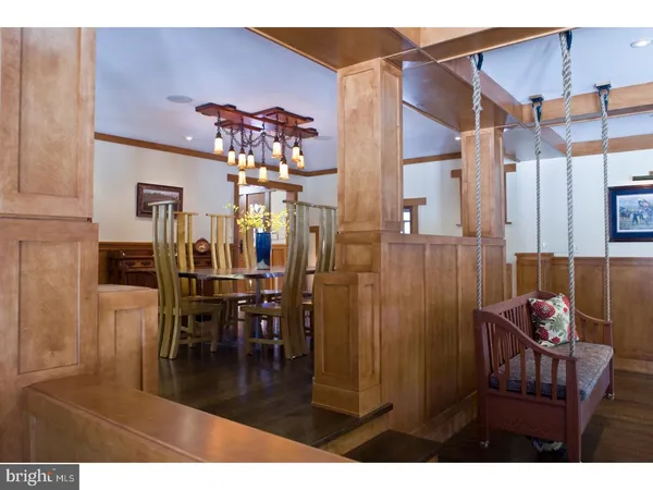 a view of a hallway with staircase