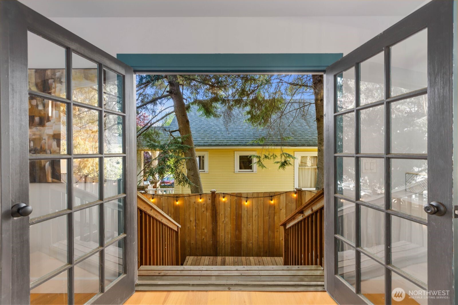 512 Northwest 44th Street Seattle, WA 98107 - Photo 26 of 37 a view of a floor to ceiling window with wooden floor