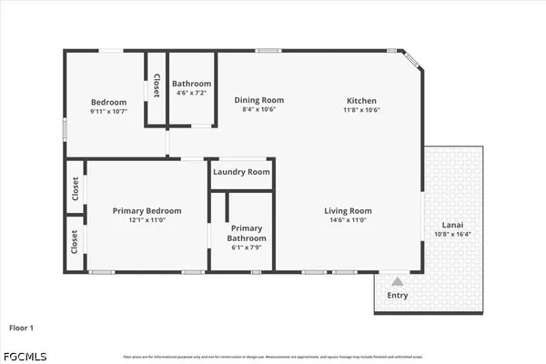 $1,800 | 851 Arapaho Trail, Fort Myers Beach, FL 33931