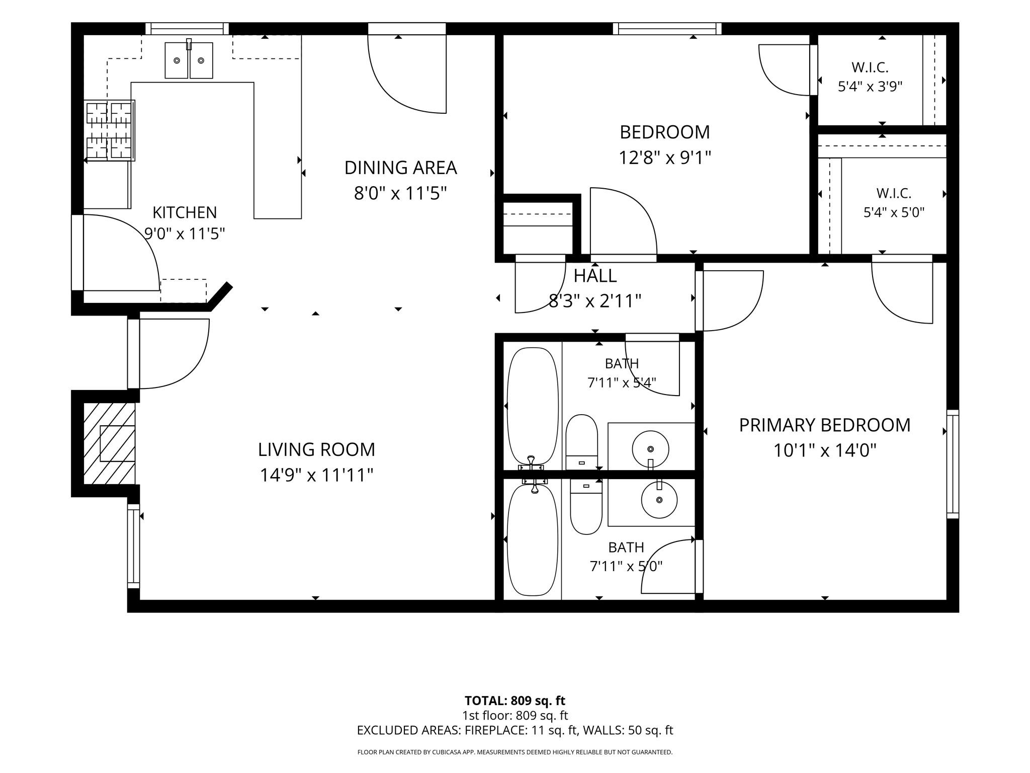 2005 Alex Avenue Austin, TX 78728 - Photo 12 of 12 A clear, detailed floor plan illustrating the home's practical layout.