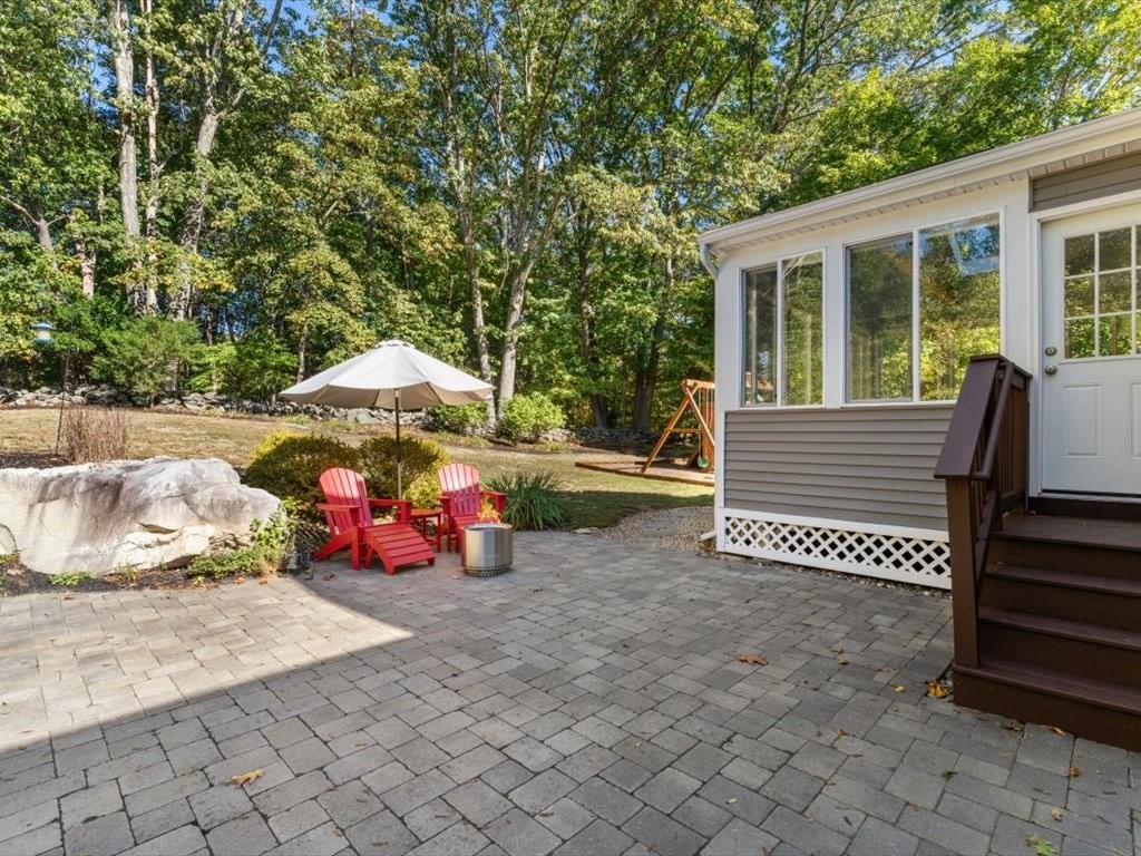 4 Huron Road Acton, MA 01720 - Photo 25 of 32 a view of a terrace with sitting area