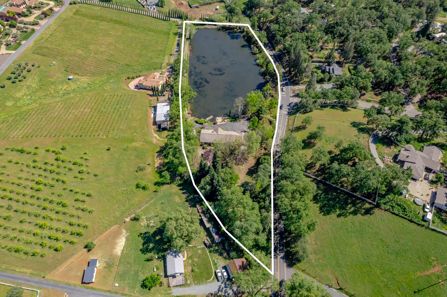 10665 Mt Vernon Road Auburn, CA 95603 - Photo 3 of 45 an aerial view of residential houses with outdoor space