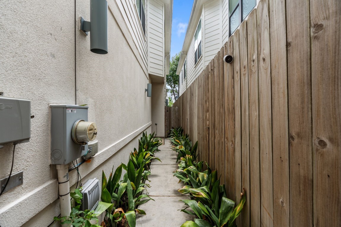 4205 Koehler Street, Unit B Houston, TX 77007 - Photo 25 of 28 a close view of trees and flowers