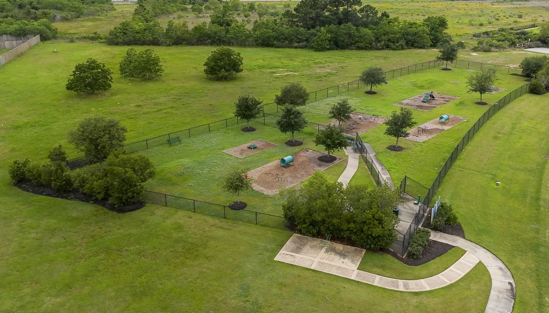 7502 Windsor Park Court Spring, TX 77379 - Photo 46 of 50 an aerial view of a house having lake view
