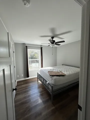 a close view of closet