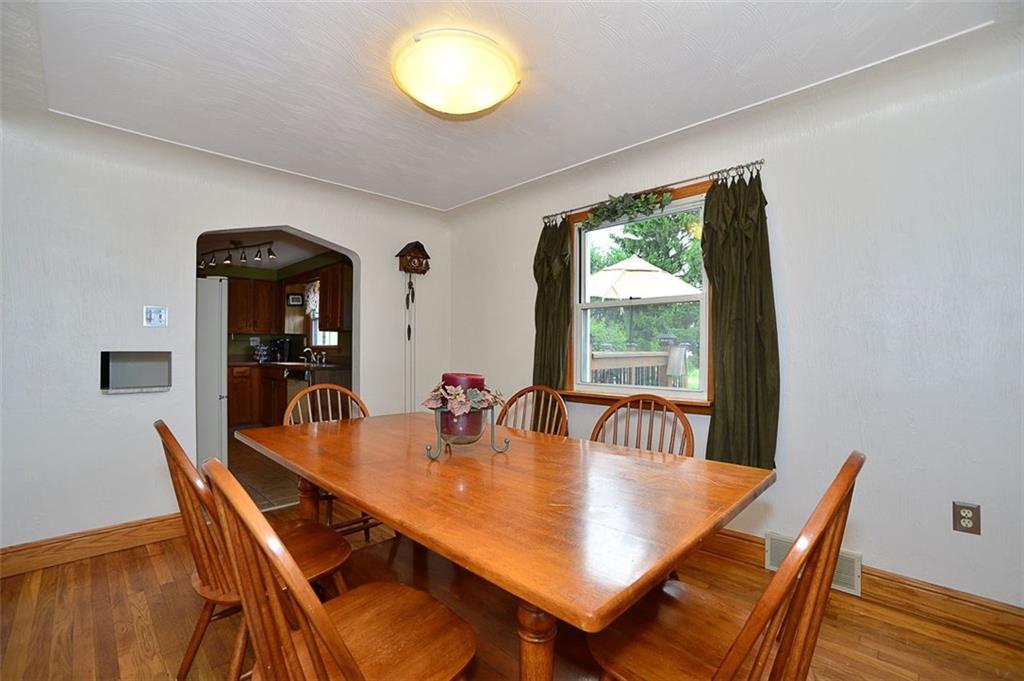 12780 Ridge Road North Huntingdon, PA 15642 - Photo 5 of 21 The generous sized dining room has access to both the living room and kitchen. The window provides a beautiful view of the back yard.