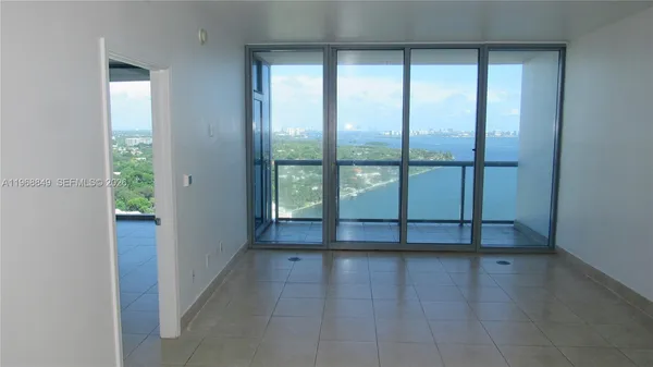 a view of a room with window