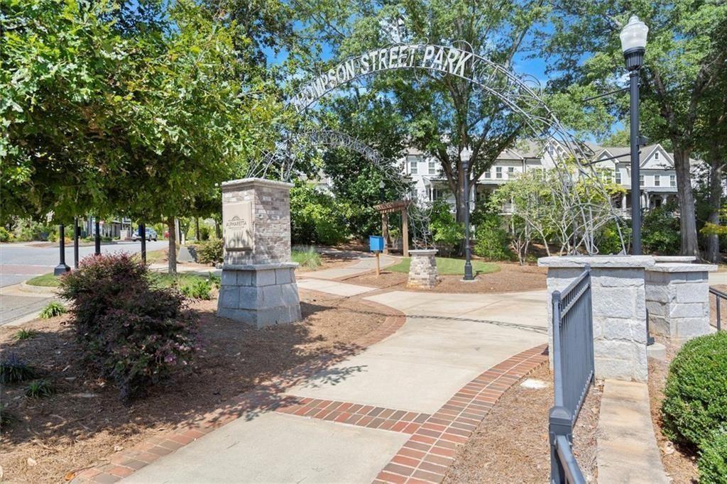 293 Thompson Street Alpharetta, GA 30009 - Photo 61 of 71 a view of a park with plants and trees