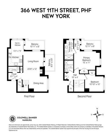 $2,875,000 | 366 West 11th Street, Unit PH12F | West Village