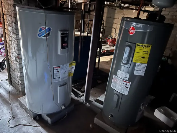 a view of water heater room