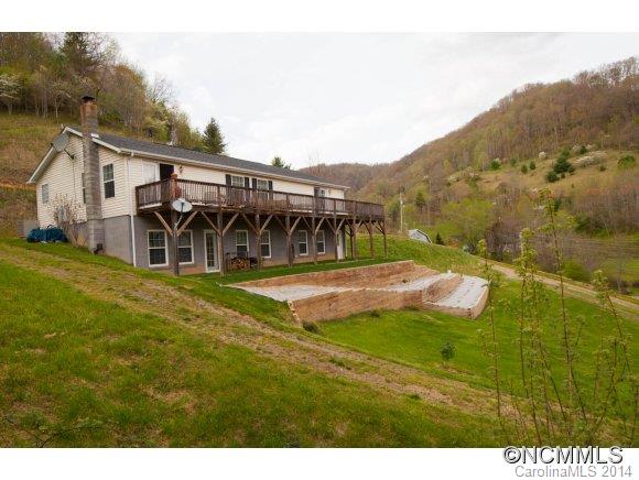 1081 Wesley Creek Road Clyde, NC 28721 - Photo 19 of 24 a view of swimming pool with mountain view