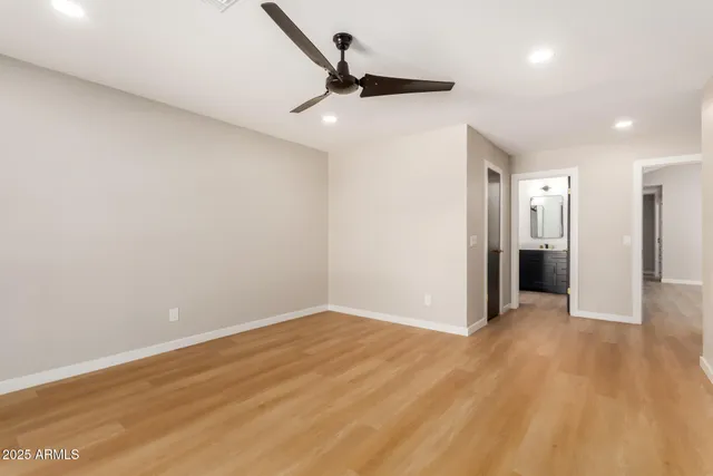 wooden floor in an empty room