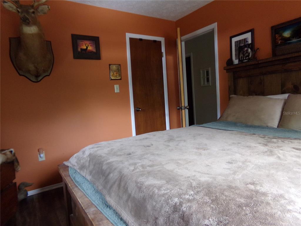33068 Round Table Road Dade City, FL 33523 - Photo 40 of 82 a bedroom with a bed and a painting on the wall
