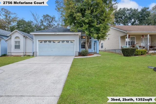 $279,500 | 2756 McFarlane Court, Tallahassee, FL 32303