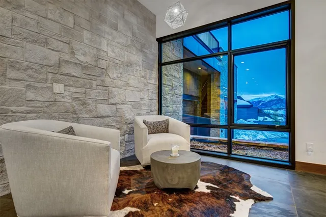 a bed room with a bed and a walk in closet