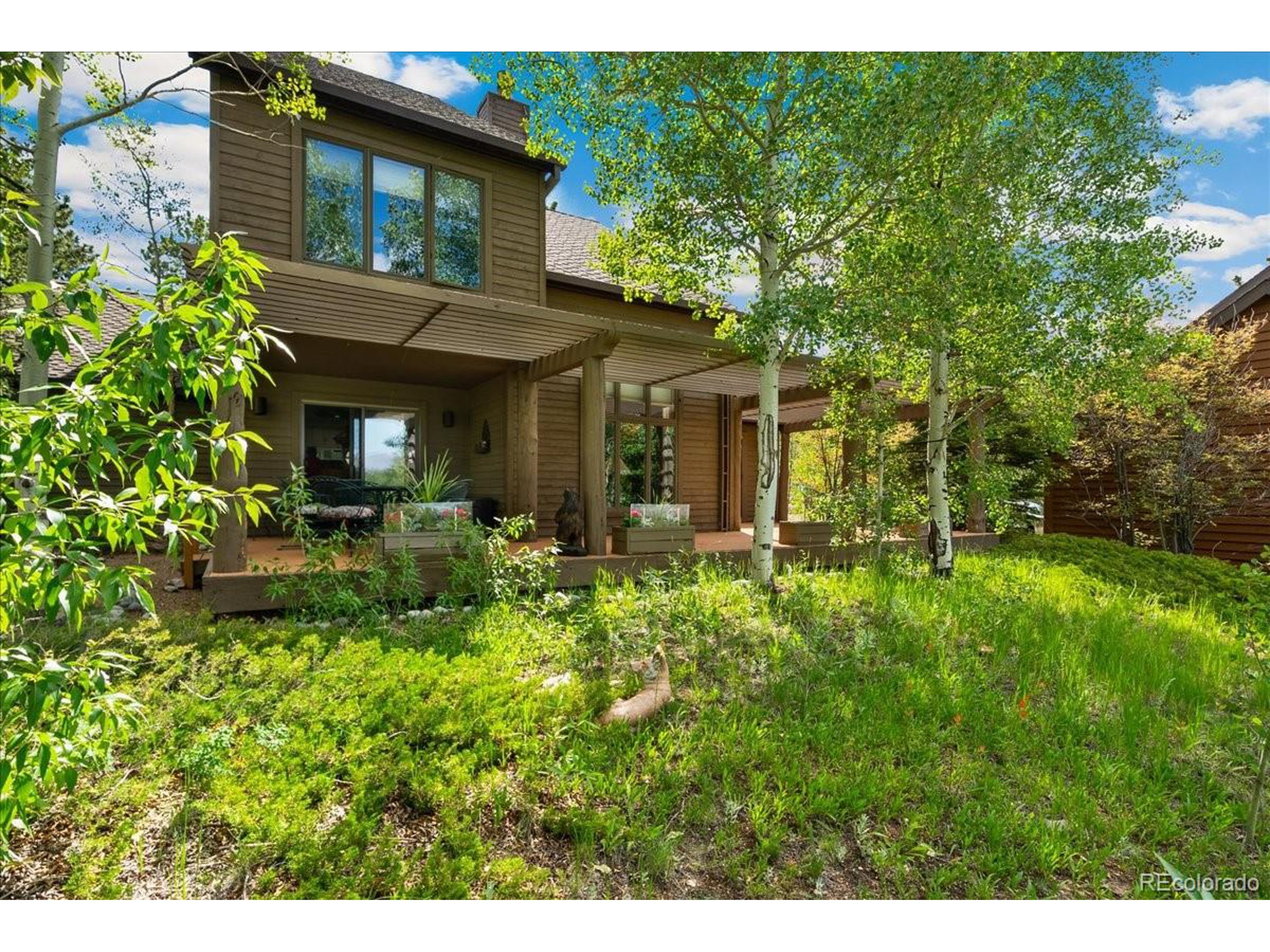 40 Three Lks Court Red Feather Lakes, CO 80545 - Photo 44 of 48 a house view with a outdoor space
