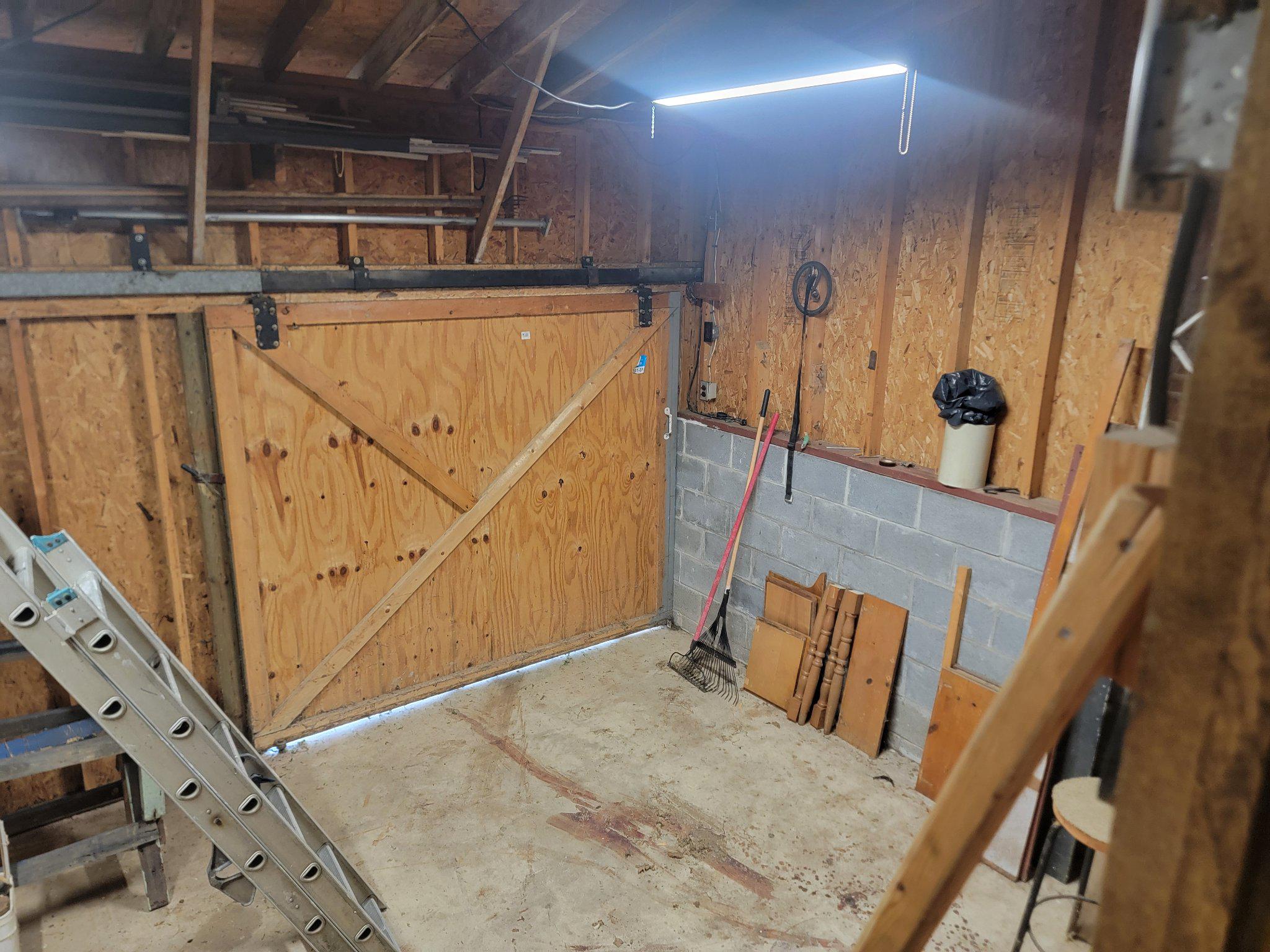 32115 Mud Lick Road Northeast Little Orleans, MD 21766 - Photo 37 of 39 Additional storage at back of garage.